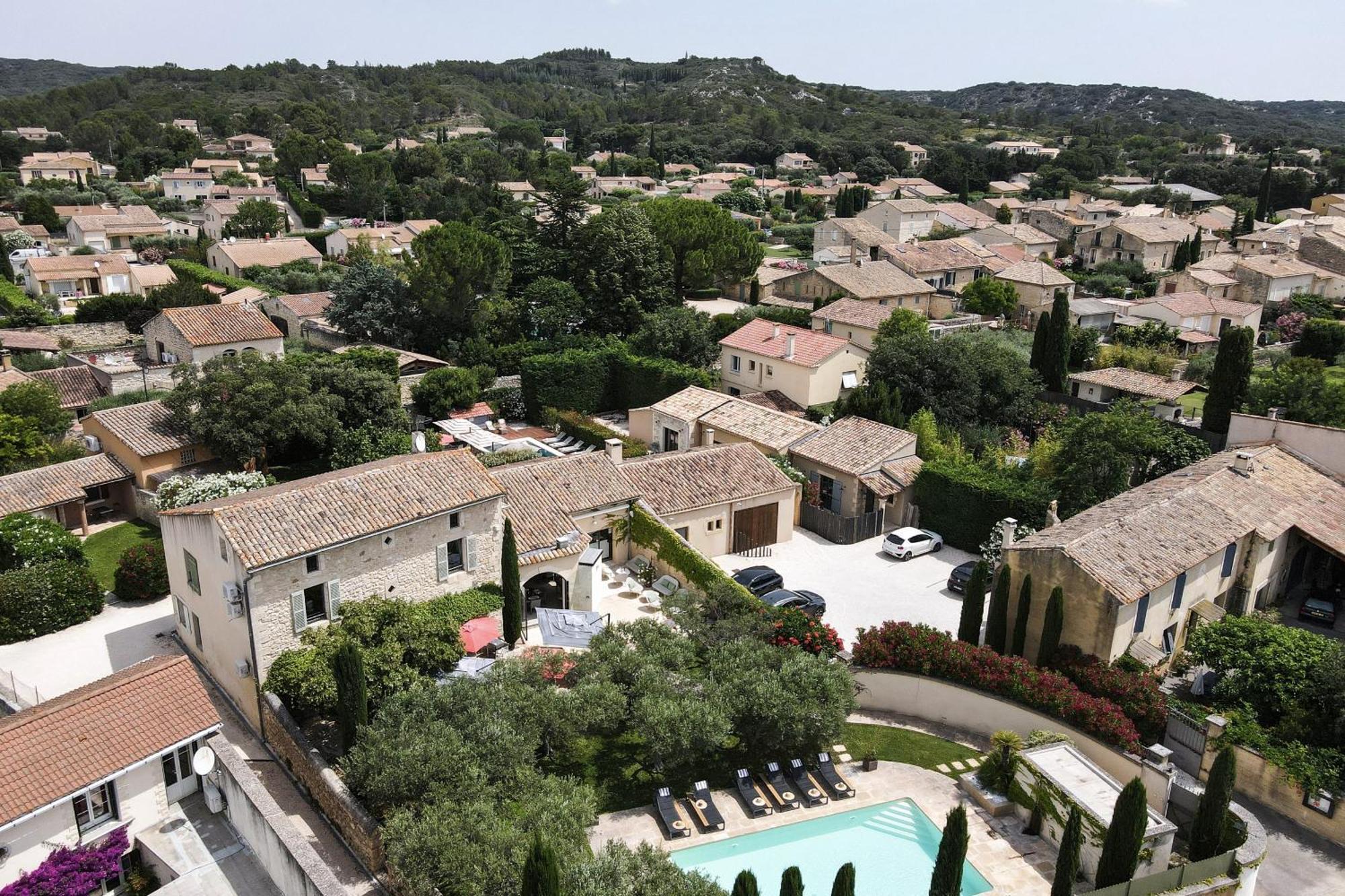 La Belle Vie Hotell Saint-Hilaire-dʼOzilhan Exteriör bild