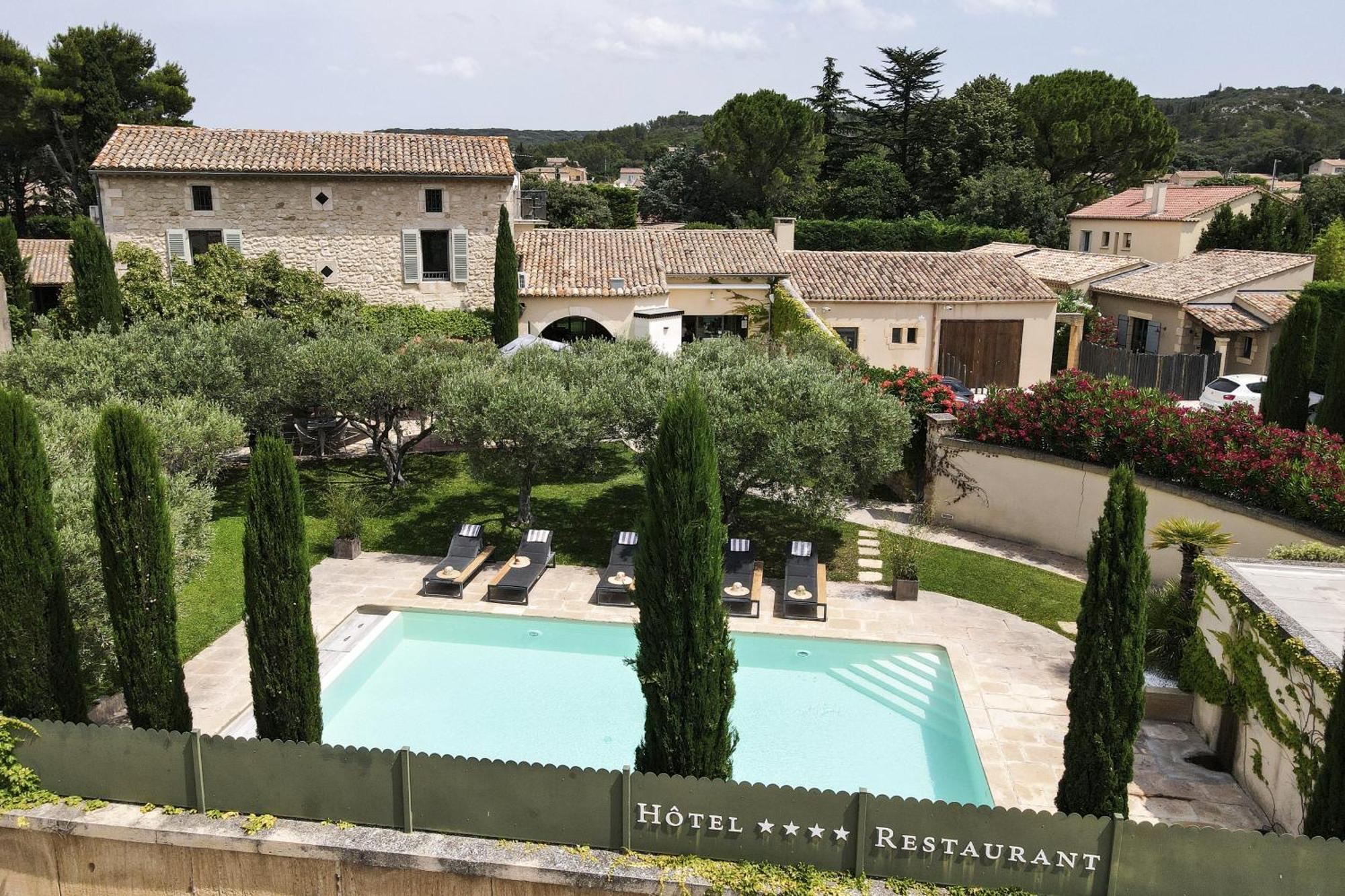 La Belle Vie Hotell Saint-Hilaire-dʼOzilhan Exteriör bild