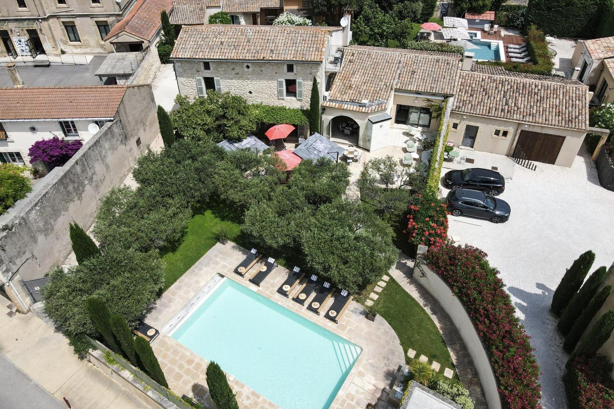 La Belle Vie Hotell Saint-Hilaire-dʼOzilhan Exteriör bild