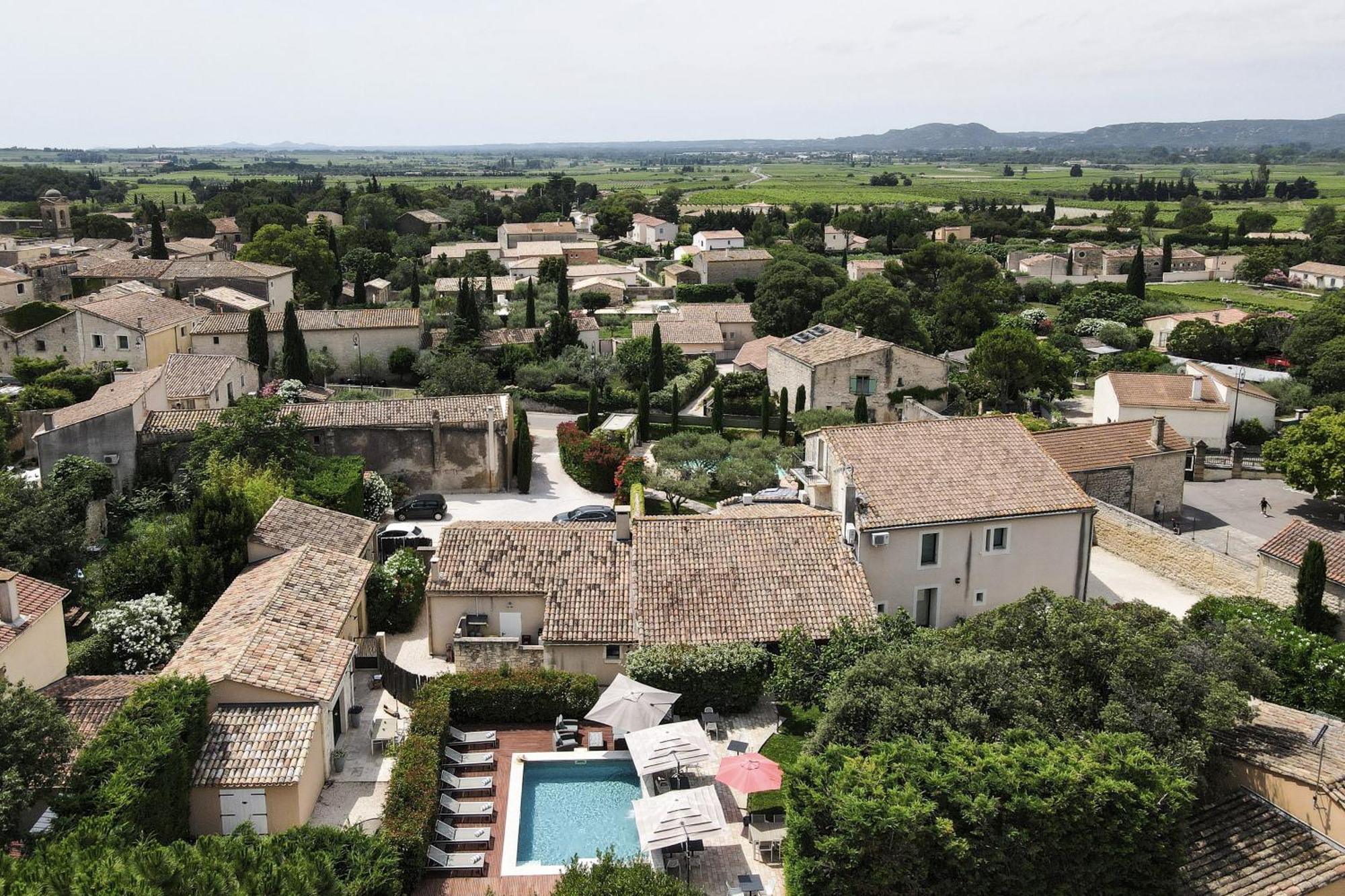 La Belle Vie Hotell Saint-Hilaire-dʼOzilhan Exteriör bild