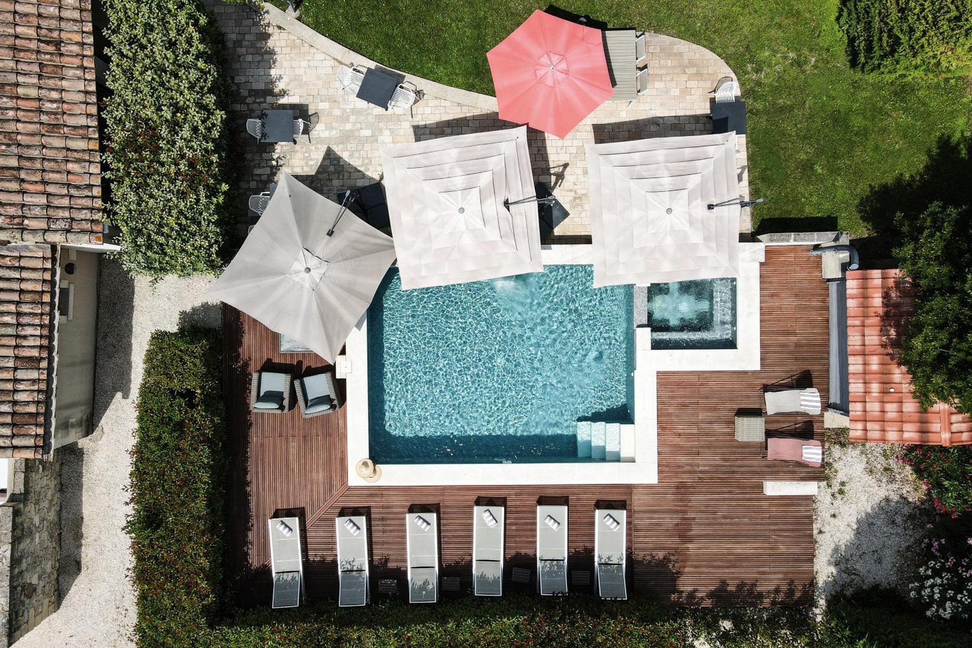 La Belle Vie Hotell Saint-Hilaire-dʼOzilhan Exteriör bild