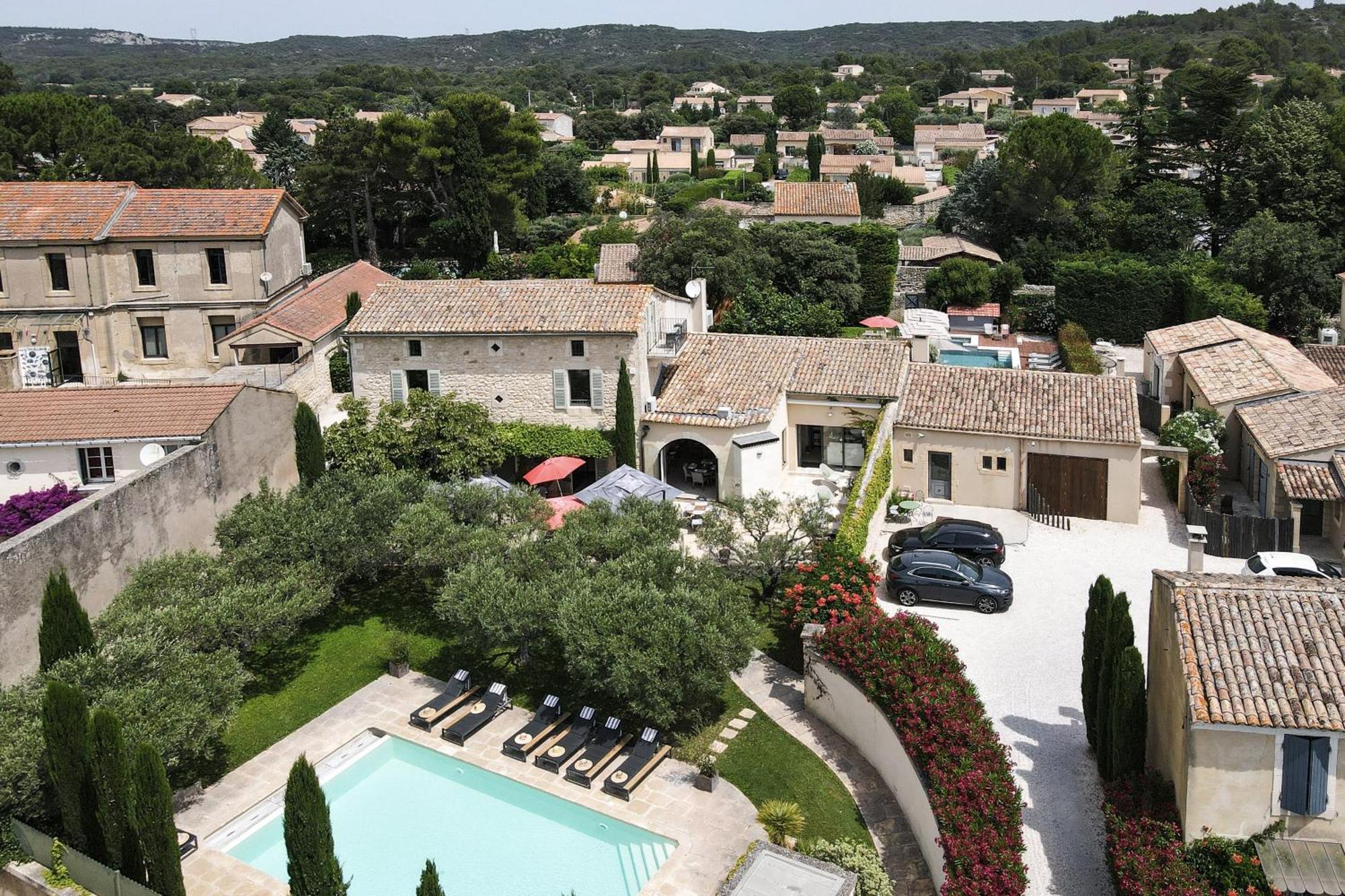 La Belle Vie Hotell Saint-Hilaire-dʼOzilhan Exteriör bild